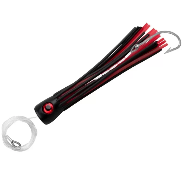Luminous Squid Skirt Saltwater Trolling Lure with Hook – Realistic Action for Big Game Fishing - Image 4