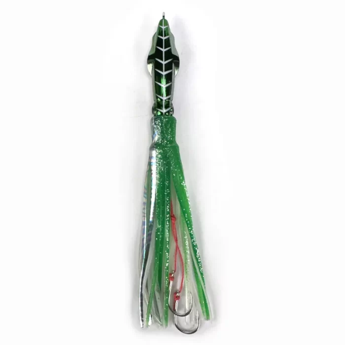 Glow-in-the-Dark Slim Metal Jig Lure for Deep Sea Slow Jigging and Squid Fishing - Image 5
