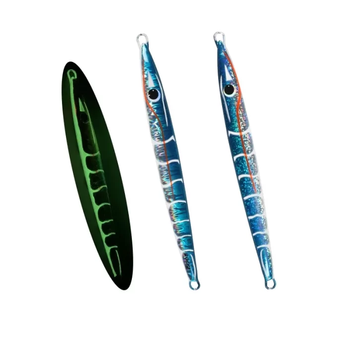 Camouflage Metal Jig Lure for Slow Pitch Deep Sea Fishing – Glow-in-the-Dark Multi-Color Options - Image 5