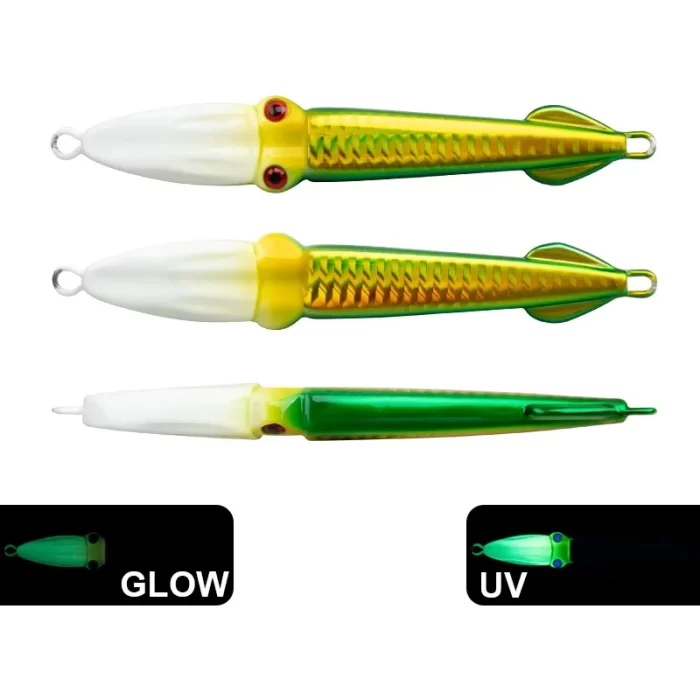 Glow Squid Metal Jig Sea Fishing Lure | Realistic Design & Strong Attraction - Image 5