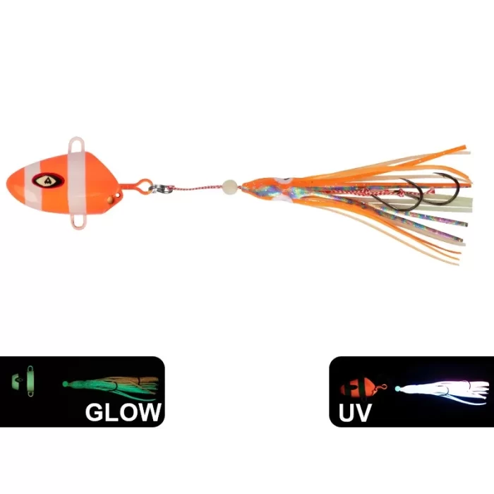 High-Visibility Glow in the Dark Squid Metal Jig – Best Choice for Deep Sea Night Fishing - Image 5