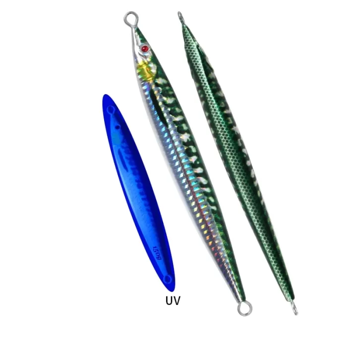 Streamlined Luminous Metal Jig with Scale Pattern for Slow Jigging - Image 5