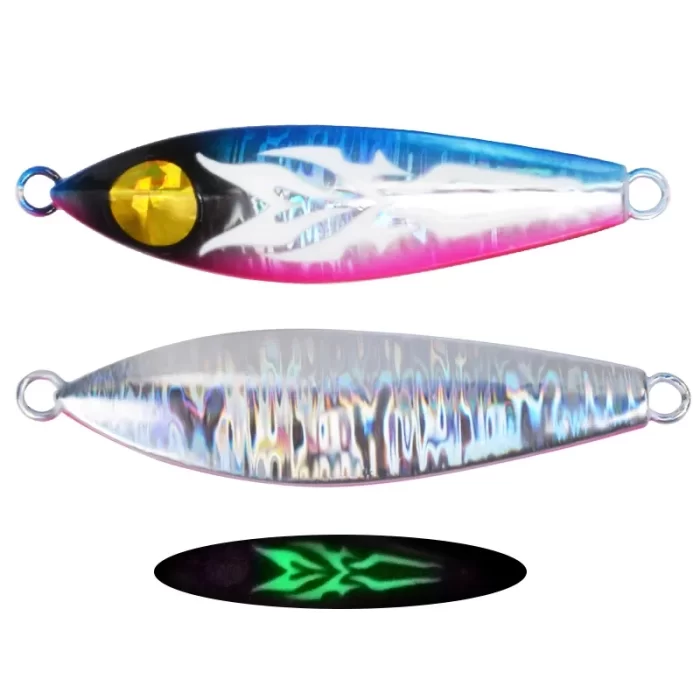 Glow Pattern Metal Jig Lure for Deep Sea Slow Pitch Jigging - Image 5