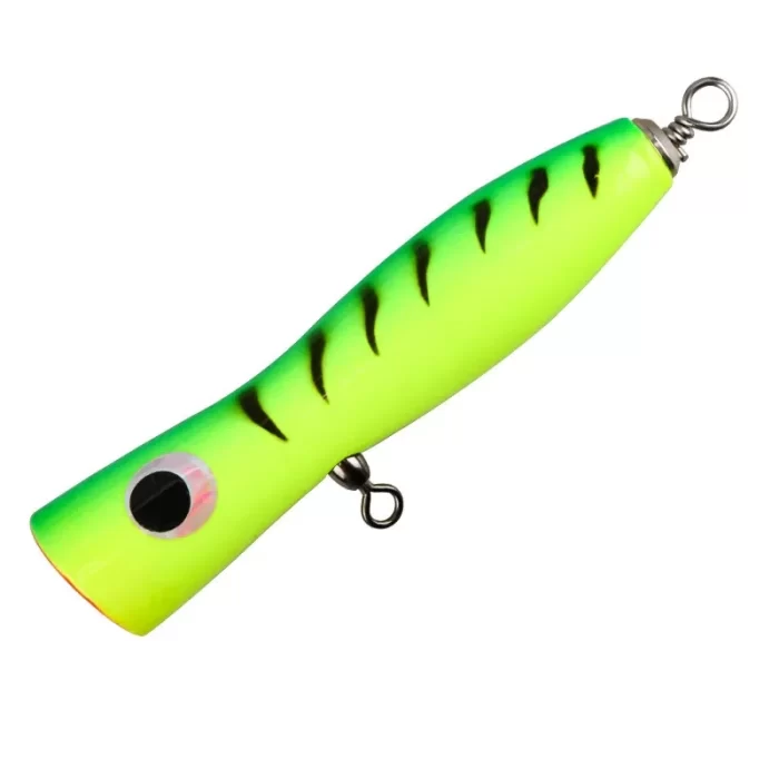 Wooden Floating Popper Sea Fishing Lure | High Buoyancy for Upper & Mid-Water Fish - Image 6