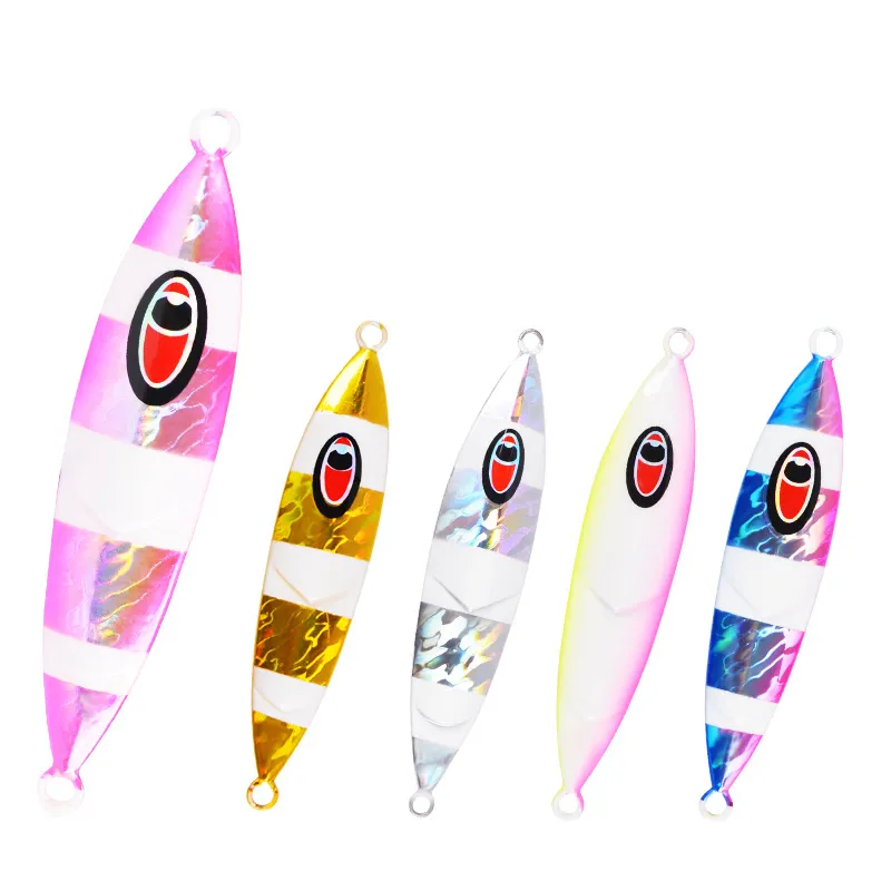 LureZ Bolt JIG-9 Luminous Effect Jig showcasing UV glow and laser coating for night fishing 