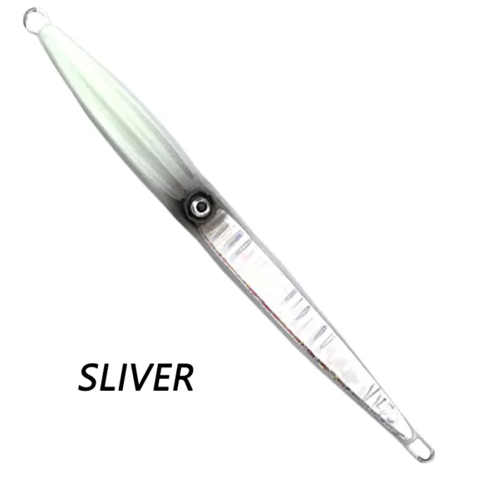 Laser Reflective Slim Metal Jig Lure with Glow Effect for Deep Sea Slow Jigging – Multi-color Options - Image 6