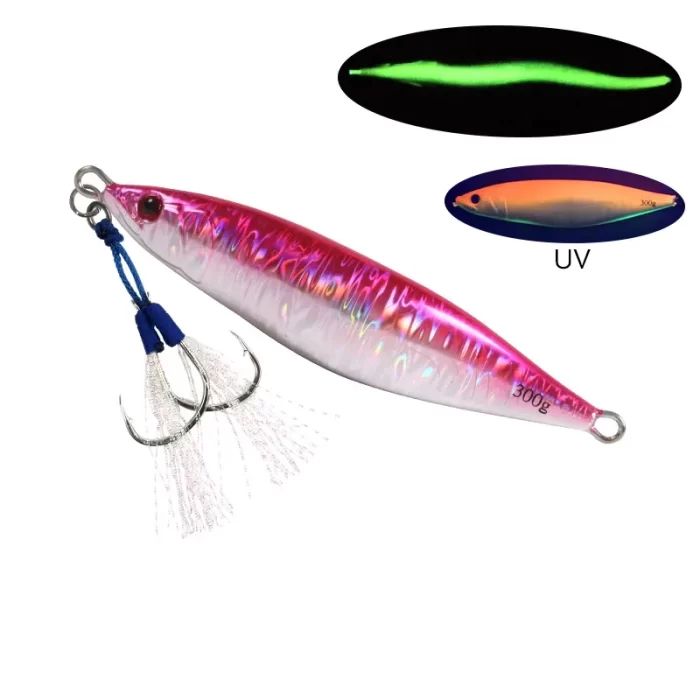 Lifelike Fish Shape Glow Metal Jig｜Top Slow Pitch Jigging Lure for Saltwater & Boat Fishing - Image 6