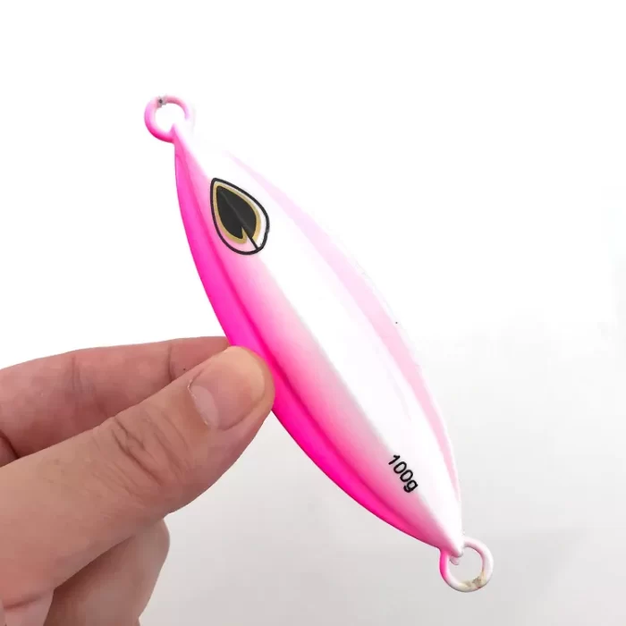 Glow Stripe Metal Jigging Lure｜Slow Pitch Jig for Deep Sea & Saltwater Fishing - Image 6