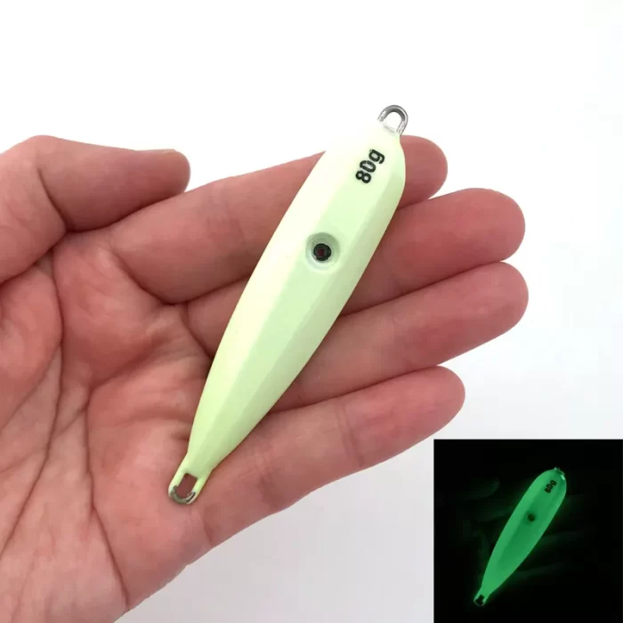 Glow Squid Skirt Metal Jig Lure | Saltwater Fishing Lure with Octopus Skirt - Image 6