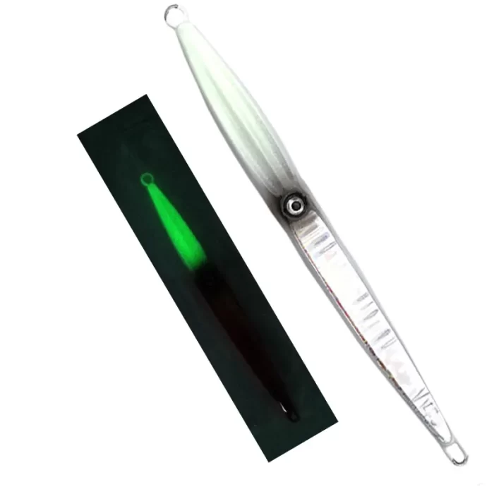 Slim Glow Metal Jig Lure – Perfect Slow Pitch Jigging Bait for Deep Sea Fishing - Image 6