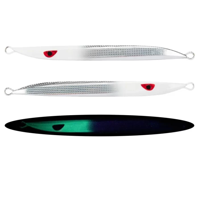 Luminous Fish Scale Metal Jig Slow Pitch Lure for Deep Sea Fishing - Image 6