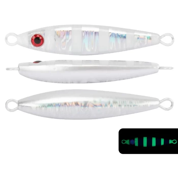 Glow in the Dark Metal Jig Lure for Saltwater Fishing - Multi-color - Image 6