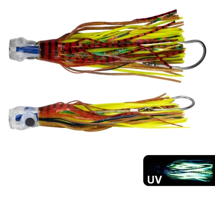 Luminous Squid Skirt Trolling Lure for Tuna, Marlin & Big Game Saltwater Fishing - Image 7