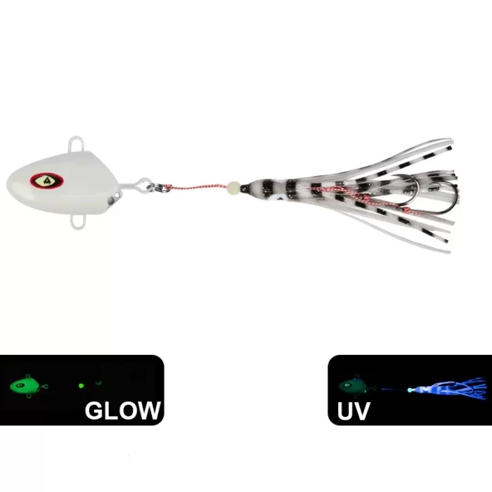 High-Visibility Glow in the Dark Squid Metal Jig – Best Choice for Deep Sea Night Fishing - Image 7