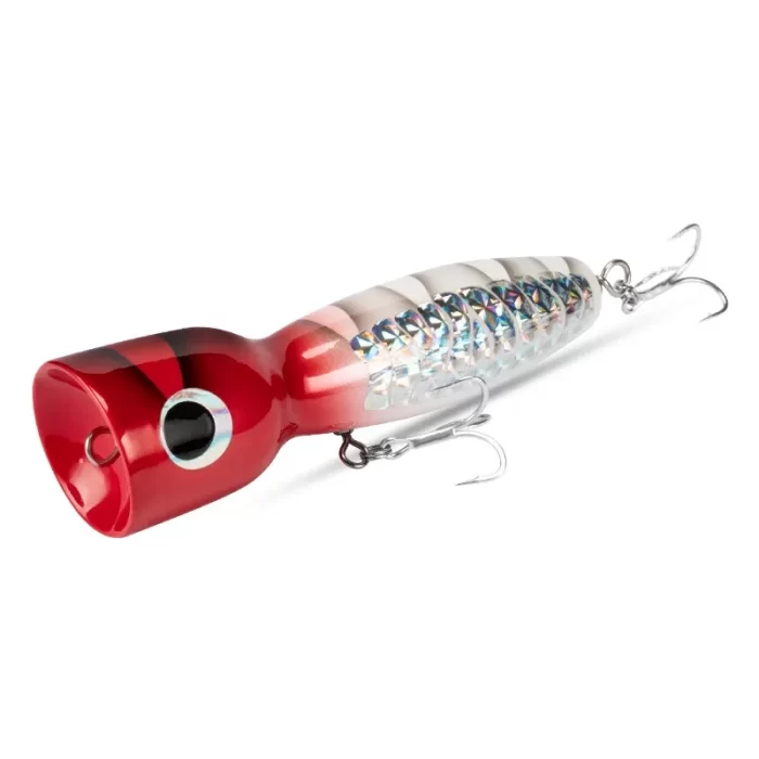 Heavy Topwater Wooden Popper – Loud Splashing Action for Snakehead, Bass & Pike - Image 4