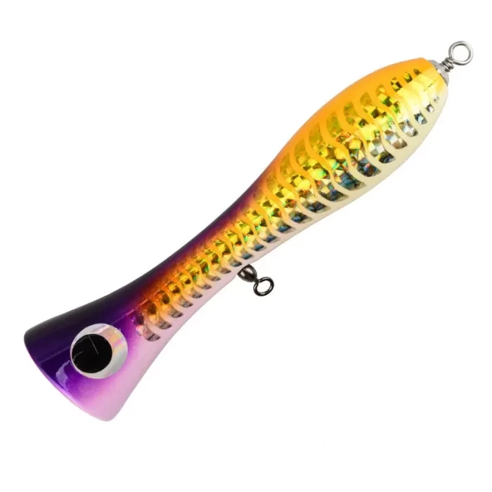 Colorful Popper Saltwater Fishing Lures Set for Long Casting & Big Game Fishing - Image 7