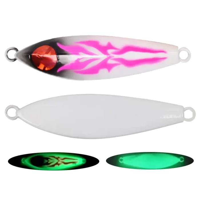 Glow Pattern Metal Jig Lure for Deep Sea Slow Pitch Jigging - Image 7