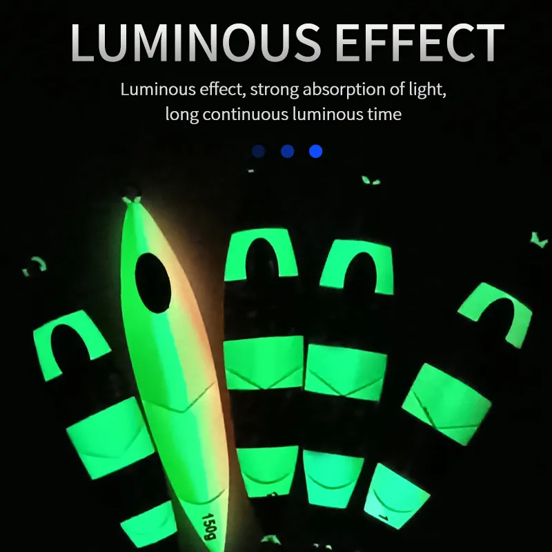  Close-up of LureZ Bolt JIG-9 with side display showing UV glow and streamlined design
