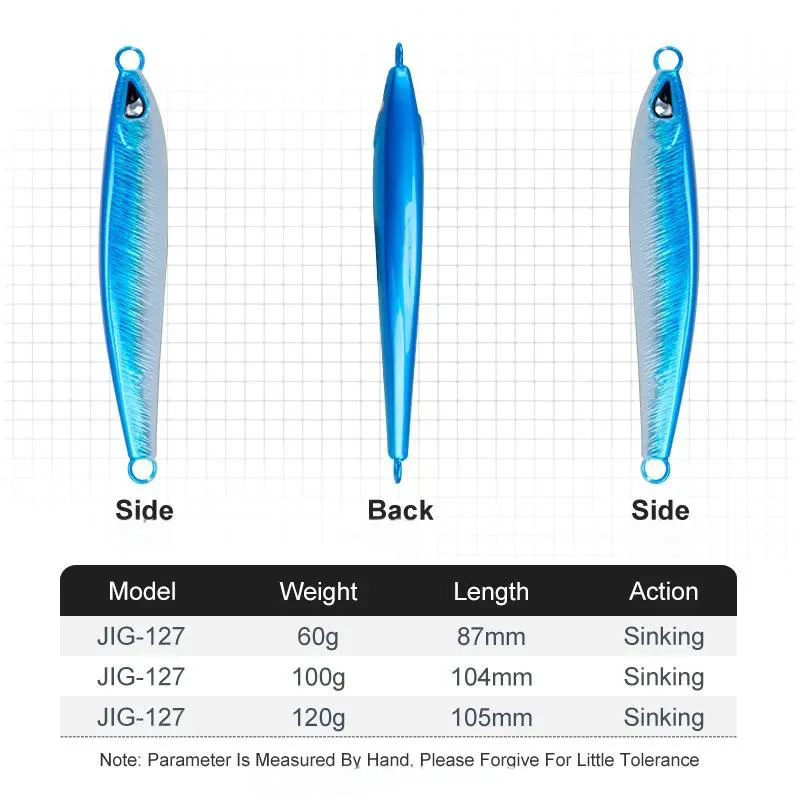 The bionic fish eyes on the JIG81 to enhance its natural appearance.