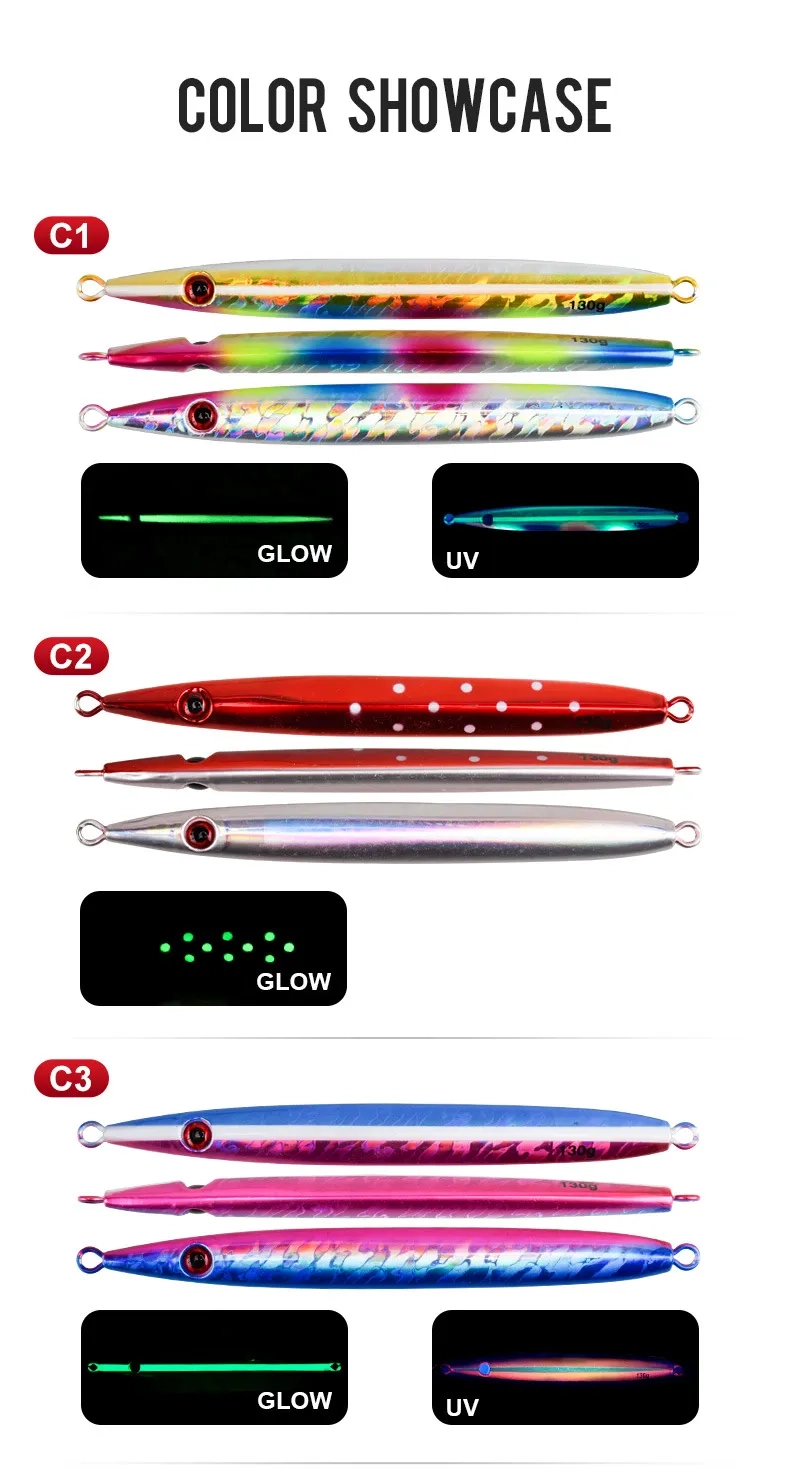 jigging color showcase