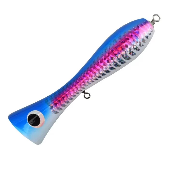 Colorful Popper Saltwater Fishing Lures Set for Long Casting & Big Game Fishing - Image 8