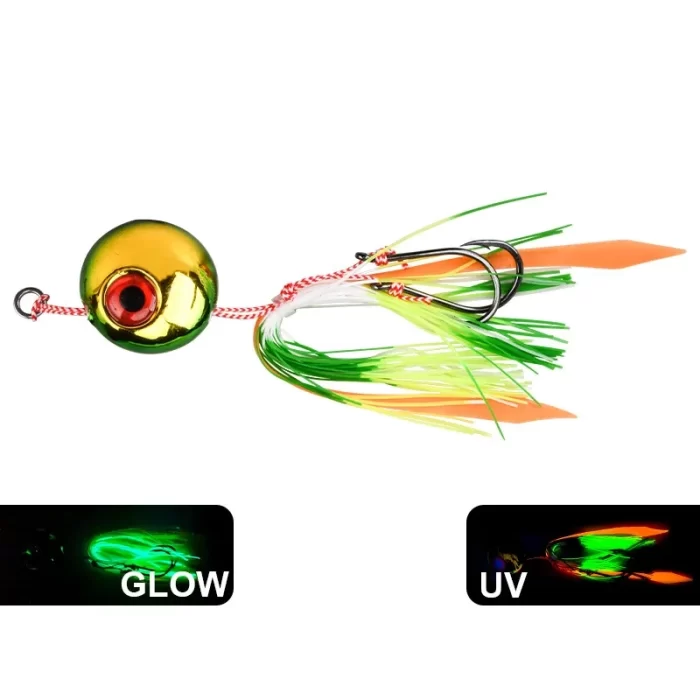 5-Color Glow Slow Jigging Octopus Lure – High Brightness Deep Sea Metal Jig - Image 9